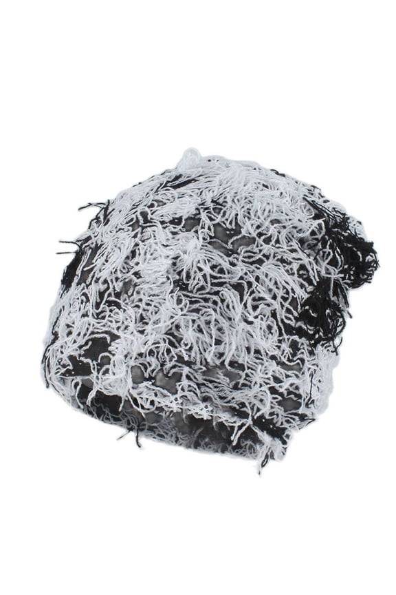 Awdenio Beanies Hats Distressed Knitted Fuzzy Winter Hats Thick Warm Snow Hats Skull For Women Men Outdoor Ski Knit Cap