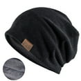 thumbnail image 1 of Awdenio Beanies Hats Men's And Women's Fashionable Windproof Plush Warm Bun Pile Cap, 1 of 3