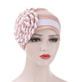 thumbnail image 1 of Awdenio Beanies Hats Women India Hat Patchwork Braid Muslim Ruffle Chemo Hat Beanie Wrap Cap, 1 of 2