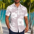 thumbnail image 1 of Awdenio Big And Tall Shirts For Men Short Sleeve Button Down Bowling Shirts Retro Summer Tropical Beach Casual Dress Shirt for Men, 1 of 6