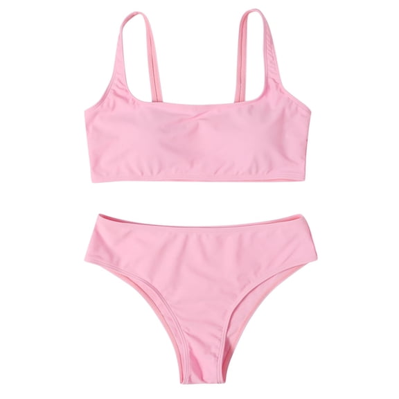 Awdenio Bikini Sets Two Piece Swimsuit for Women Ladies Striped Push Up High Cut Hight Waist Bikini Set Two Piece Swimsuit