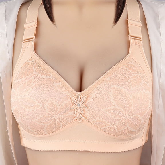 Awdenio Bras for Women Plus Size Perfect Shape Push Up Underwire Tshirt Bra