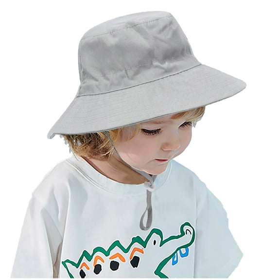 Awdenio Bucket Hats Toddler Baby Summer Sun Protection Fashion Solid Color Sun-hat Cute Sunscreen Hat Cap