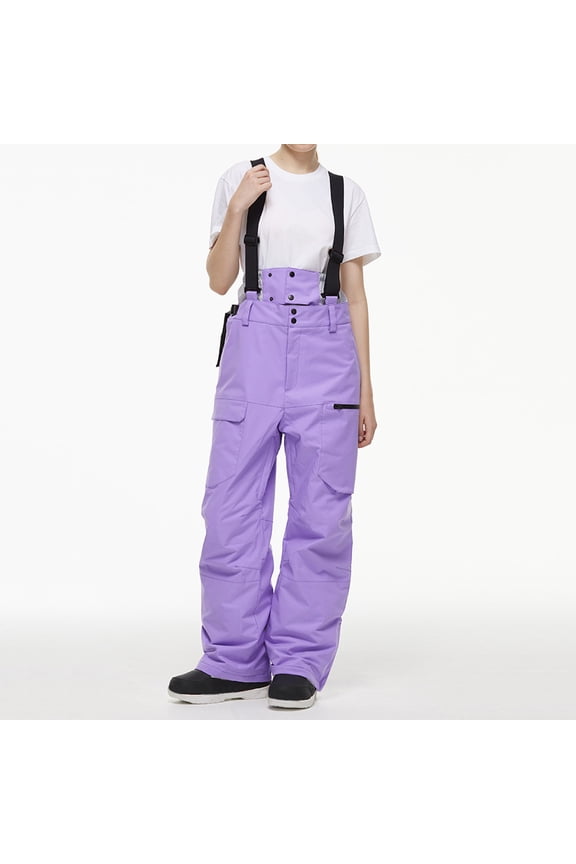 Cargo Pants for Men Baggy Ski Pants Snowboard Overall Insulated Waterproof Windproof Warm Winter