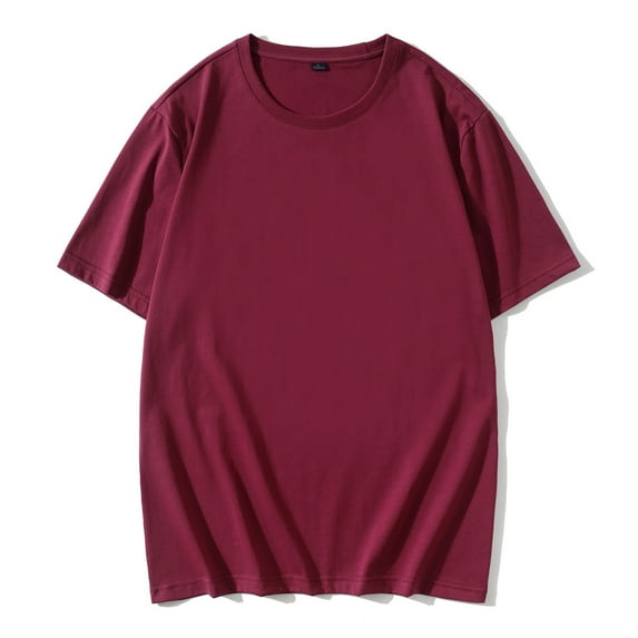 Awdenio Mens T-shirt Summer Round Neck T-shirt Mercerized Cotton Short Sleeve for Fitness, Running Wear,Size S-3XL