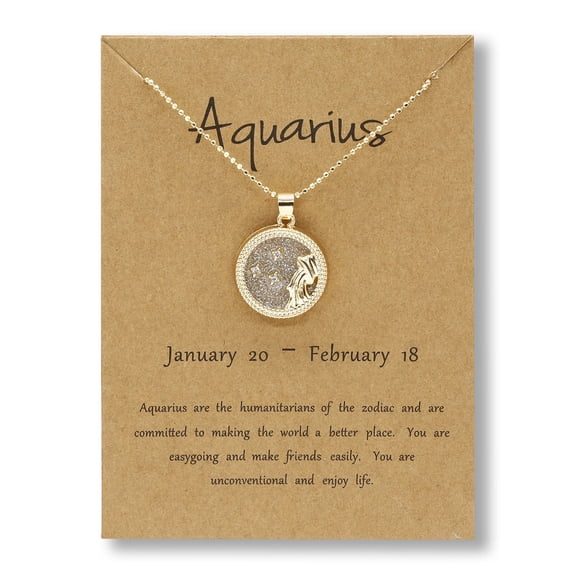 Awdenio Coin Chain Golden Day and Night Twelve Necklace Couple Necklace On