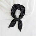 thumbnail image 1 of Awdenio Fashion Scarves Lightweight Women's Cotton and Linen Small Scarf Silk Scarf Literature And Fashion Temperament Flowers and Petals Neckerchief Hair Band Decorative, 1 of 3