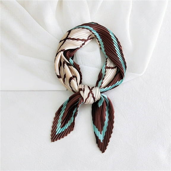 Awdenio Fashion Scarves Lightweight Women's Cotton and Linen Small Scarf Silk Scarf Literature And Fashion Temperament Flowers and Petals Neckerchief Hair Band Decorative