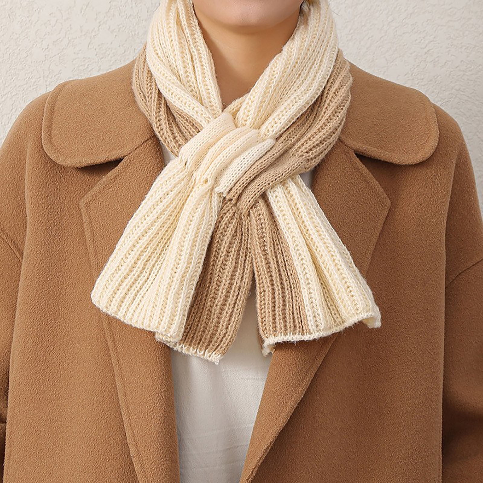 Womens Scarves Jaden Rib Knit Blanket Scarf Awdenio Fashion