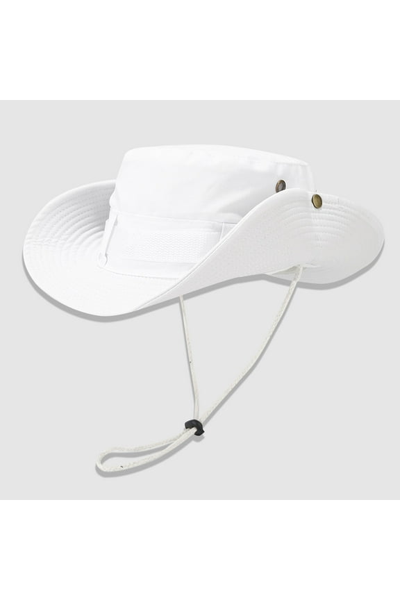 Fitted Hats for Women Men Bucket Rain Hat with Chin Strap Quick Dry Packable Sun Hat Safari Hat UV Protection