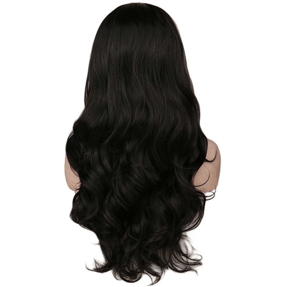 Awdenio Girls' Thin Bangs, Corn Ears, Curly Wigs, Micro Curly Hair, Long Hair Wigs on