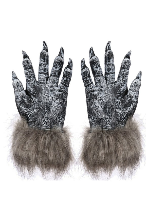 Awdenio Gloves For Cold Weather Women's And Men's Enamel Fashion Carnival Ball Fashion Werewolf Gloves Claw Gloves