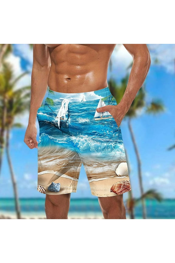 Golf Shorts Men Swim Trunks Quick Dry Bathing Suit Lightweight Swimming Shorts