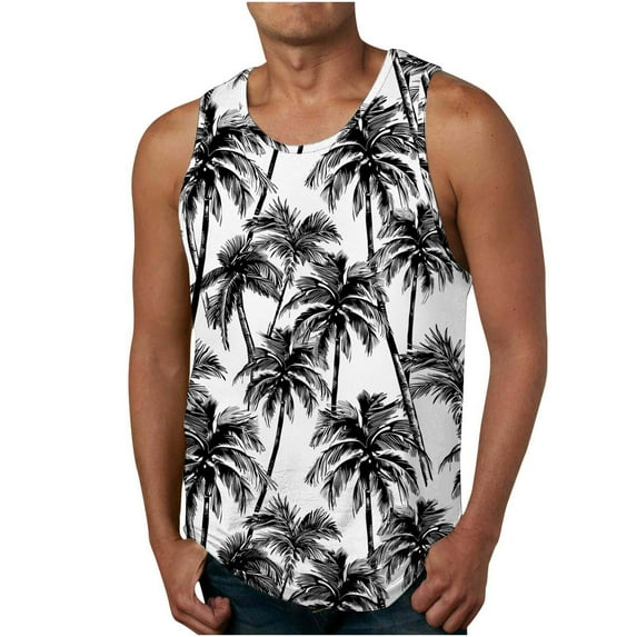 Awdenio Gym Tank Tops Men Beach Tank Tops Graphic Summer Funny Sleeveless Outfits Patriotic Shirts