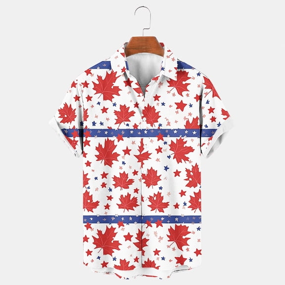 Awdenio Hawaiian Shirt for Men Short Sleeves Tropical Printed Casual Button Down Summer Beach Floral Shirts