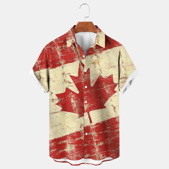 Awdenio Hawaiian Shirt for Men Short Sleeves Tropical Printed Casual Button Down Summer Beach Floral Shirts