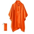 thumbnail image 1 of Awdenio Hooded Rain Poncho Waterproof Raincoat Jacket for Men/Women/Adults with Pocket, 1 of 5