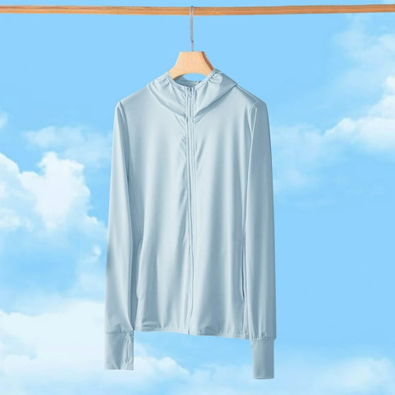 Awdenio Hoodies for Men Sun Protection Hoodie Jacket Lightweight Zip Up Jackets Hiking Outdoor