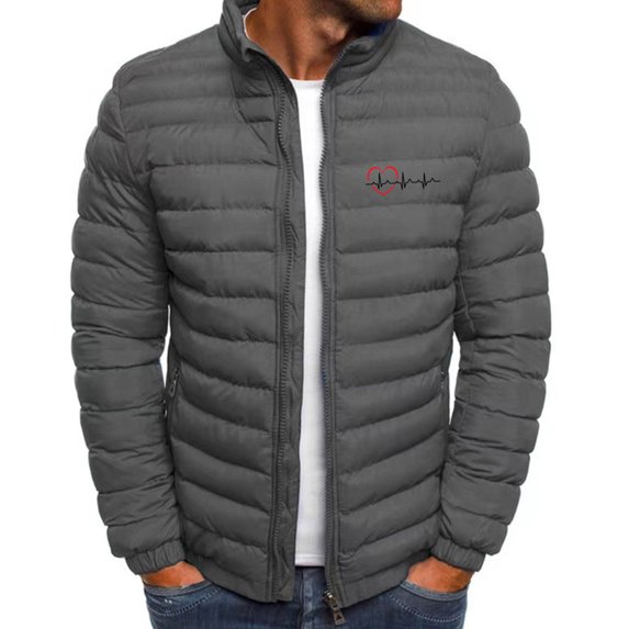 Awdenio Jackets for Men Lightweight Puffer Winter Jacket Water-Resistant Insulated Puffy Coat for Snow Ski Hiking Travel Warm Cozy