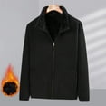 thumbnail image 1 of Awdenio Jackets for Men Winter Outdoor Coat Full-Zip Heavy Fleece Jacket Warm Soft Fuzzy Winter Coat Sweatshirt with Pockets, 1 of 8