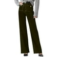 thumbnail image 1 of Awdenio Jeans for Womens Fall Fashion Mid Waisted Ripped Stretch Button Straight Full Length Pants On, 1 of 7
