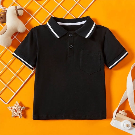 Awdenio Kids Boys Short Sleeve Button-Down Dress Shirt,Solid Color Collared Top ,Breathable Casual Uniform Shirt, Ideal For School,Daily Wear