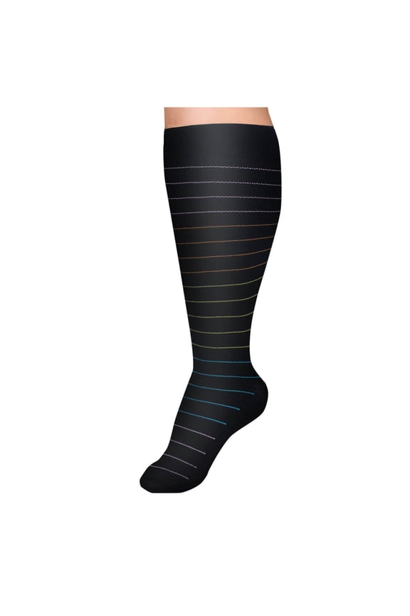 Men Socks Plus Size Compression Socks-Wide Calf Knee High Socks for Men & Women