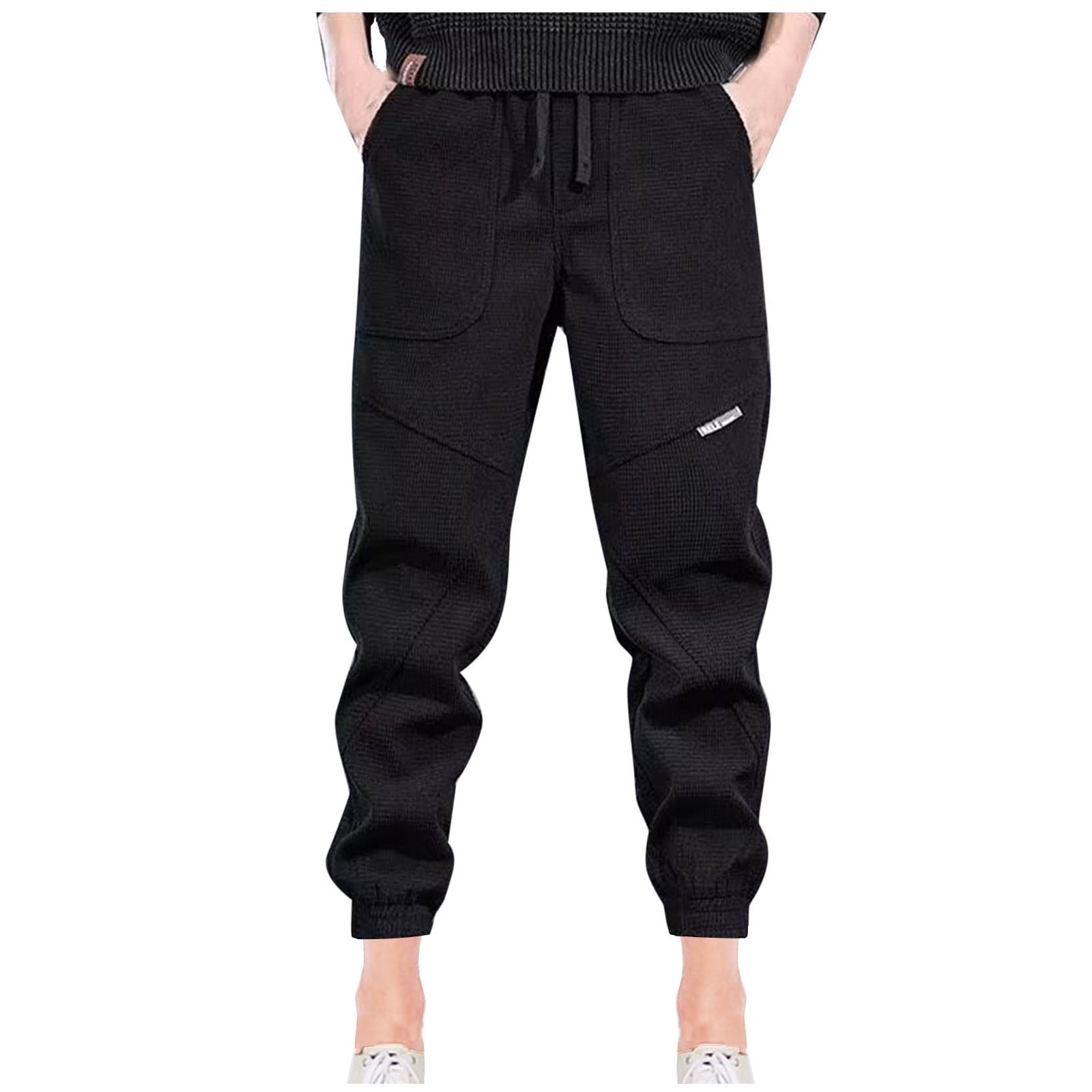 Casual Joggers Front Pocket Joggers Pantalones De Hombre MANSDOUR