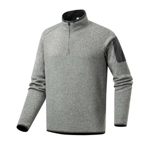Awdenio Men T Shirts Golf Running 1/4 Zip Pullover Quarter Zip Breathable Soft Touch Athletic Workout Gym Casual Pullover Sweater Top