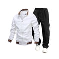 thumbnail image 1 of Awdenio Men Two Piece Outfits Sets. Sweatsuits for Men Athletic Set 2 Piece Track Suits Jogging Casual Warm Up Full Zip Running Sports, 1 of 2