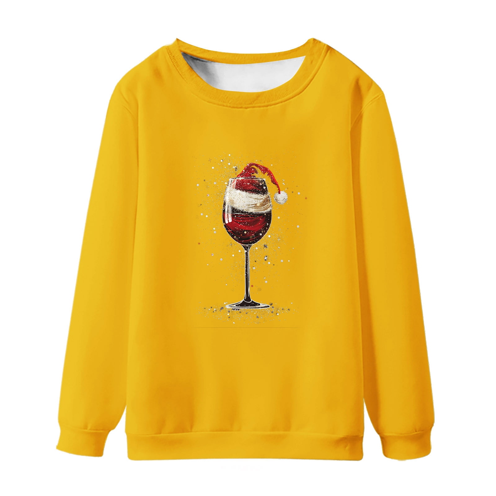 Awdenio Men's Christmas Shirt Graphic Winter Basic Round Neck Funny