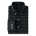 thumbnail image 1 of Awdenio Men's Clothing Button Down Shirts Casual Slim Fit Long Sleeve Plaid Business Dress Shirt, 1 of 4