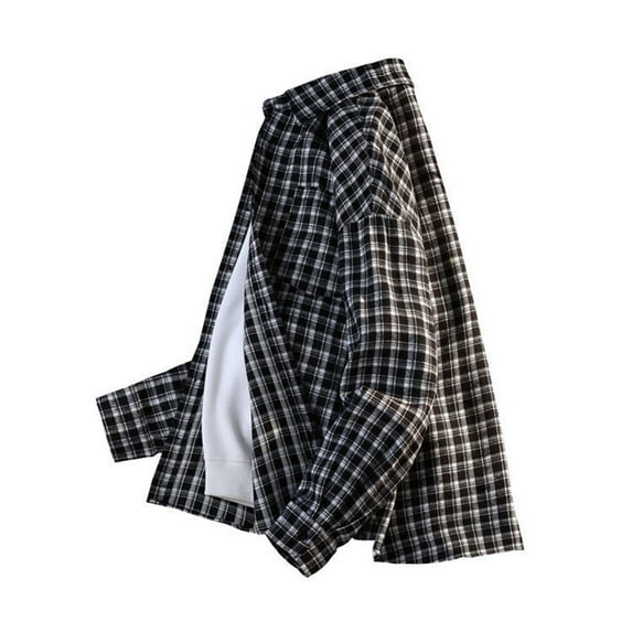 Awdenio Men's Clothing Regular Fit Long Sleeve Plaid Shirt, Button Down Shirts Casual Shirts