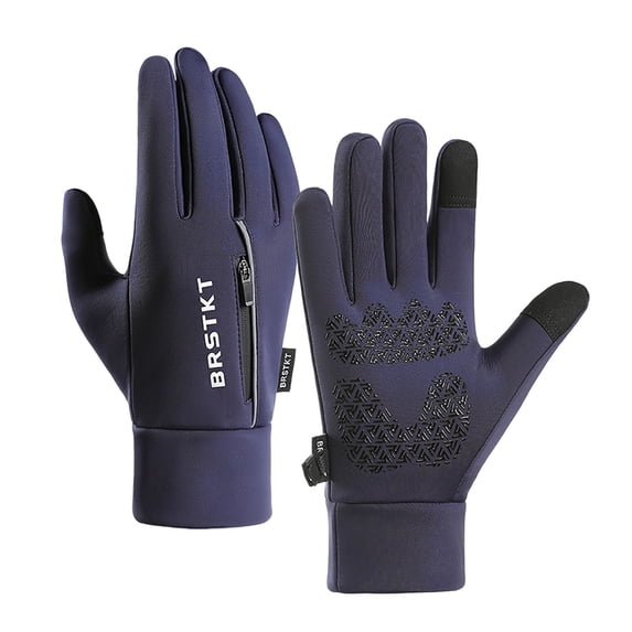 Awdenio Men's Glove Fall Ski Snow Gloves Thin Touch Screen Windproof Warm Non-Slip for Skiing Biking Hiking Driving
