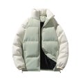 thumbnail image 1 of Awdenio Men's Hooded Puffer Jacket - Insulated Quilted Winter Coat - Weather Resistant Men's Bubble Jacket,Sizes: S-3XL, 1 of 3