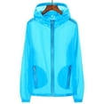 thumbnail image 1 of Awdenio Men's Jacket UPF 50+ Full Zip Hoodie Jacket Long Sleeve Hooded Sun Shirt with Pockets, 1 of 7