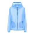thumbnail image 1 of Awdenio Men's Jacket UPF 50+ Full Zip Hoodie Jacket Long Sleeve Hooded Sun Shirt with Pockets, 1 of 5