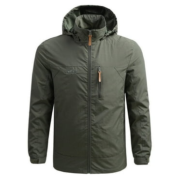Awdenio Men's Lightweight Jackets, Men's Thin Windbreaker Slim Fitting Zipper Pocket Sun Protection Suit Outdoor Charging Jacket Coat