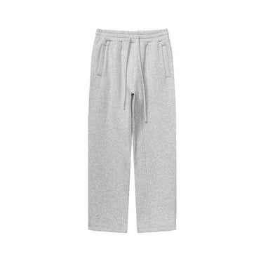 Awdenio Men's Lightweight Sweatpants Open Bottom Sweat Pants for Men Straight Leg Gym Sweatpants Lounge Pants with Pockets