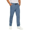 thumbnail image 1 of Awdenio Men's Pants Casual Chino Pants Drawstring Stretch Waist Fit Cotton Twill Trousers, 1 of 6