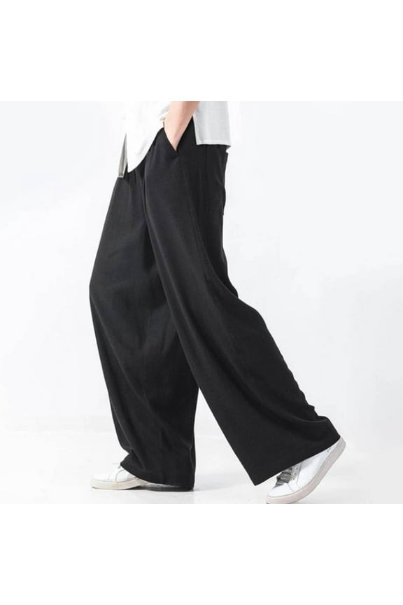 Men's Pants Loose Wide Leg Jeans Straight Baggy Hip hop Streetwear Skateboard Denim Pants