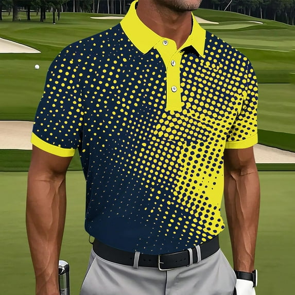 Awdenio Men's Shirts 3D Graphic Button Down Short Sleeve Tropical Holiday Beach Shirt