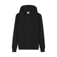 thumbnail image 1 of Awdenio Men's Sweatshirts Zip Up Hoodie Lightweight Long Sleeve Basic Slim Fit Cotton Sweatshirt with Pocket, 1 of 3