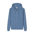 thumbnail image 1 of Awdenio Men's Sweatshirts Zip Up Hoodie Lightweight Long Sleeve Basic Slim Fit Cotton Sweatshirt with Pocket, 1 of 3