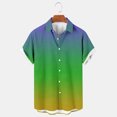 thumbnail image 1 of Awdenio Men's T-shirts Bowling Shirts for Men Print Short Sleeve Regular Fit Hawaiian Casual Button Down Beach Shirts, 1 of 4
