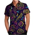 thumbnail image 1 of Awdenio Men's T-shirts Mardi Gras Button Down Shirts,St.Patricks Day Shirt,Hawaiian Holiday Shirt, 1 of 6