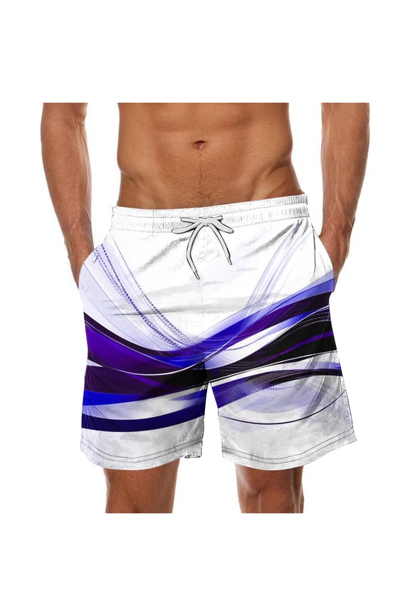 Mens Athletic Shorts Swim Bathing Trunks Soft Swimming Shorts Quick Dry Light UPF 50+ Quality Swimsuit