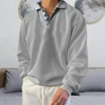 Awdenio Mens Fall Fashion 2024 Long Sleeve Pullover Polo ShirtsCasual