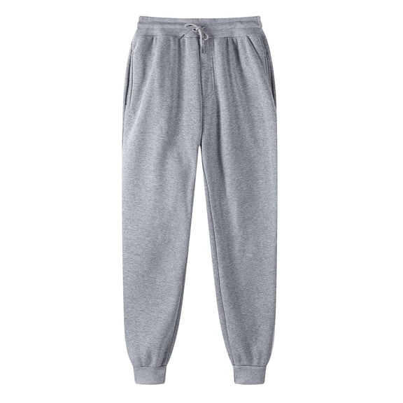 Awdenio Mens Fleece Active Athletic Workout Jogger Elastic Waist Full Length Hip-hop Sweatpants for Men with Pocket and Drawstring