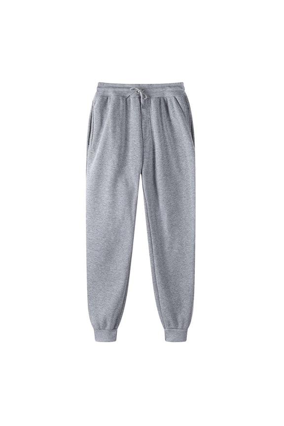 Awdenio Mens Fleece Active Athletic Workout Jogger Elastic Waist Full Length Hip-hop Sweatpants for Men with Pocket and Drawstring